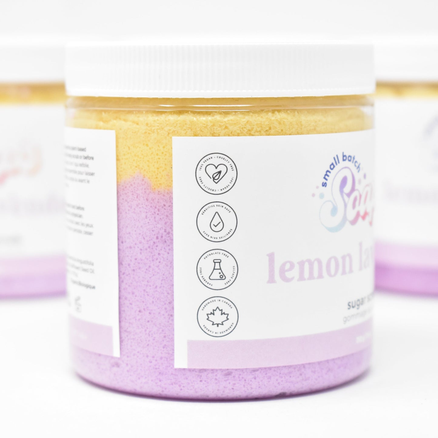 Lemon Lavender Sugar Scrub - Small Batch Soaps