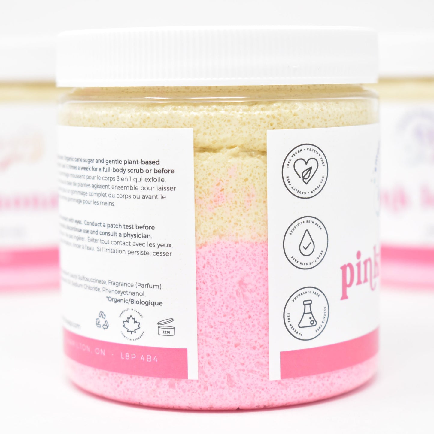 Pink Lemonade Sugar Scrub - Summer Scent - Small Batch Soaps