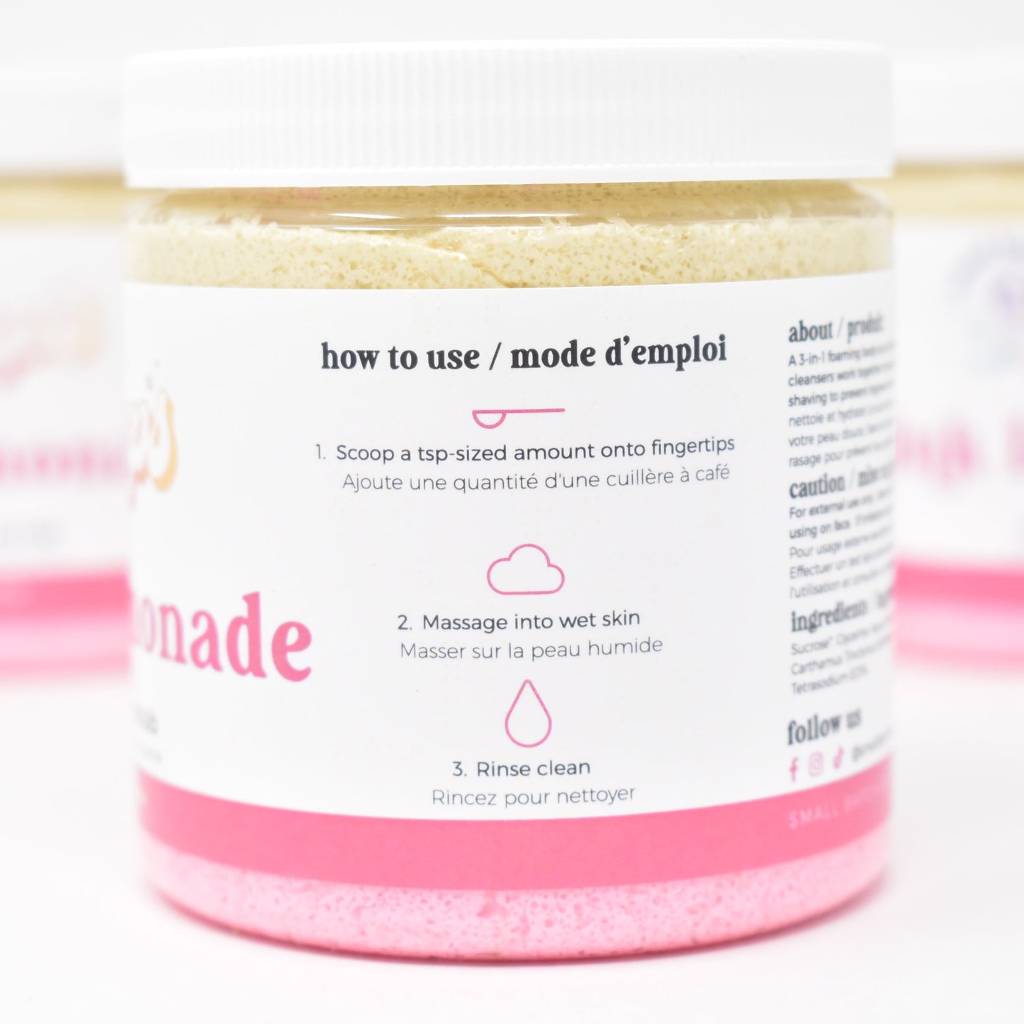 Pink Lemonade Sugar Scrub - Summer Scent - Small Batch Soaps