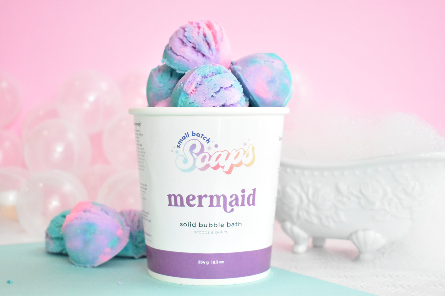Mermaid Bubble Scoops - Small Batch Soaps