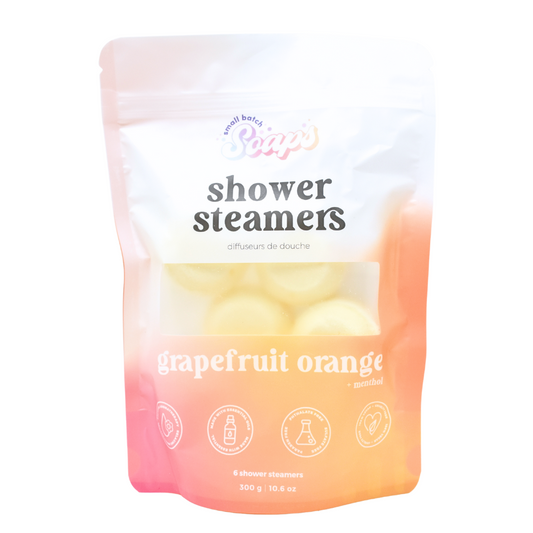 Shower Steamers - Grapefruit Orange - Small Batch Soaps