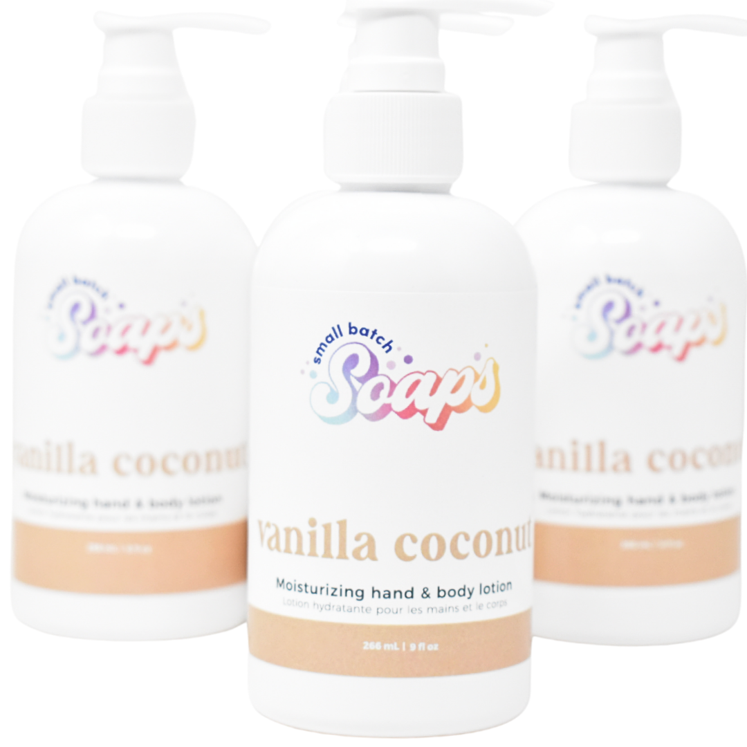 Vanilla Coconut Moisturizer - Summer Scent - Small Batch Soaps