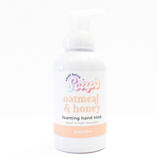 Oatmeal & Honey Foaming Hand Soap - Small Batch Soaps