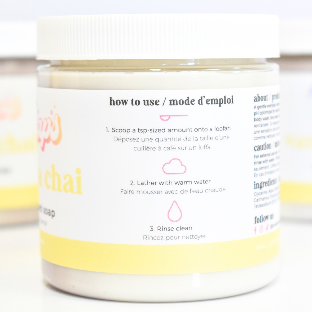 Vanilla Chai Whipped Soap - Small Batch Soaps