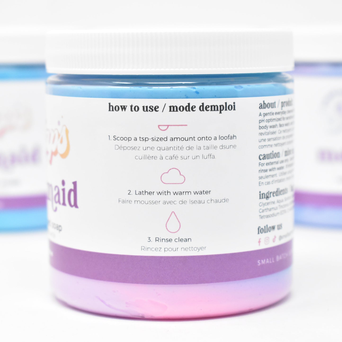 Mermaid Whipped Soap - Small Batch Soaps