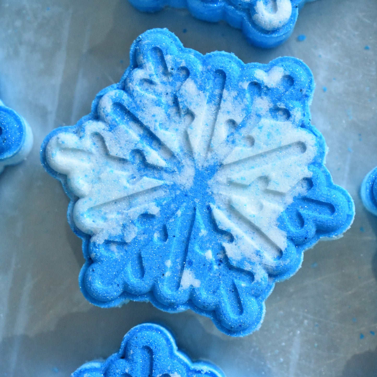 Snowflake Bath Bomb - Small Batch Soaps