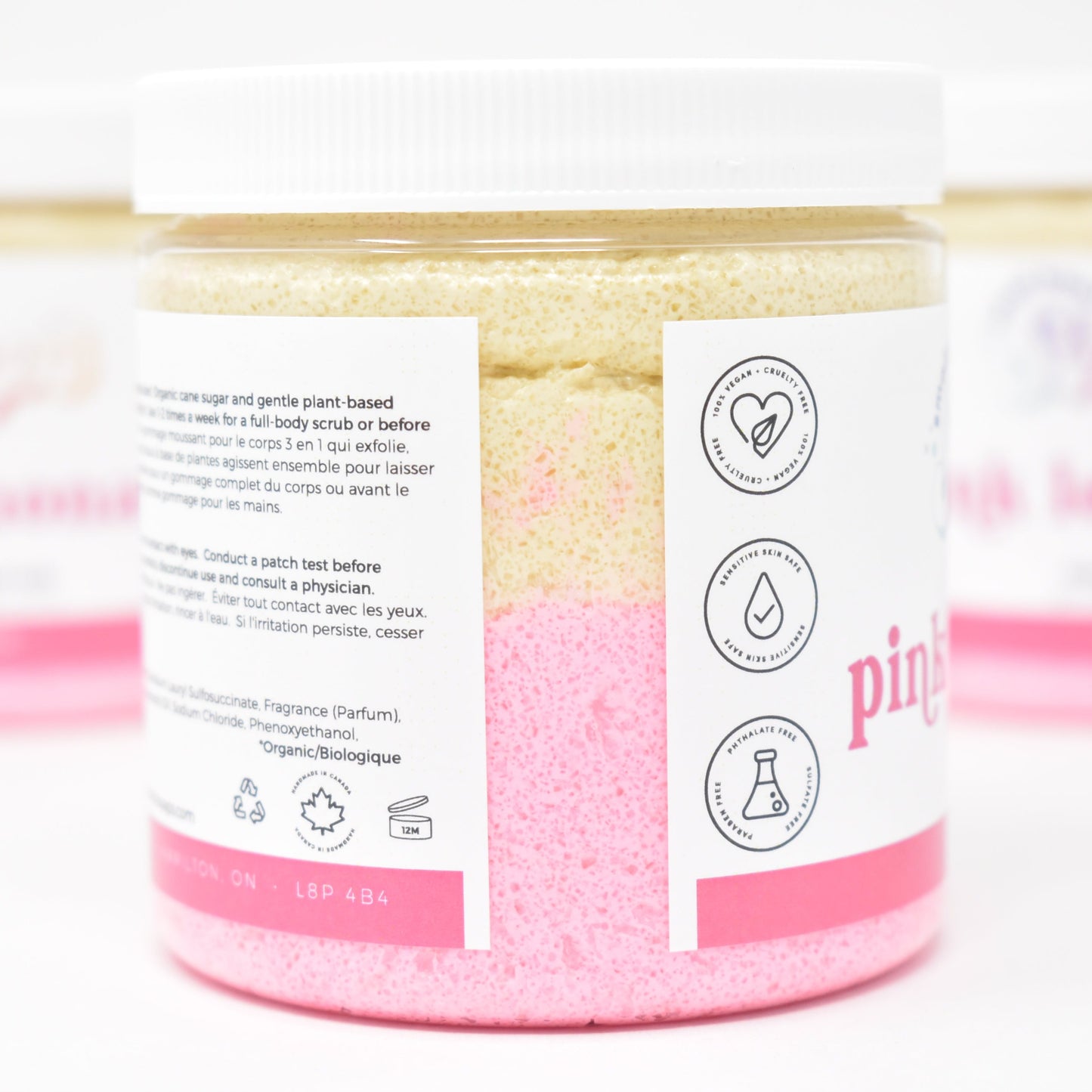 Pink Lemonade Sugar Scrub - Small Batch Soaps