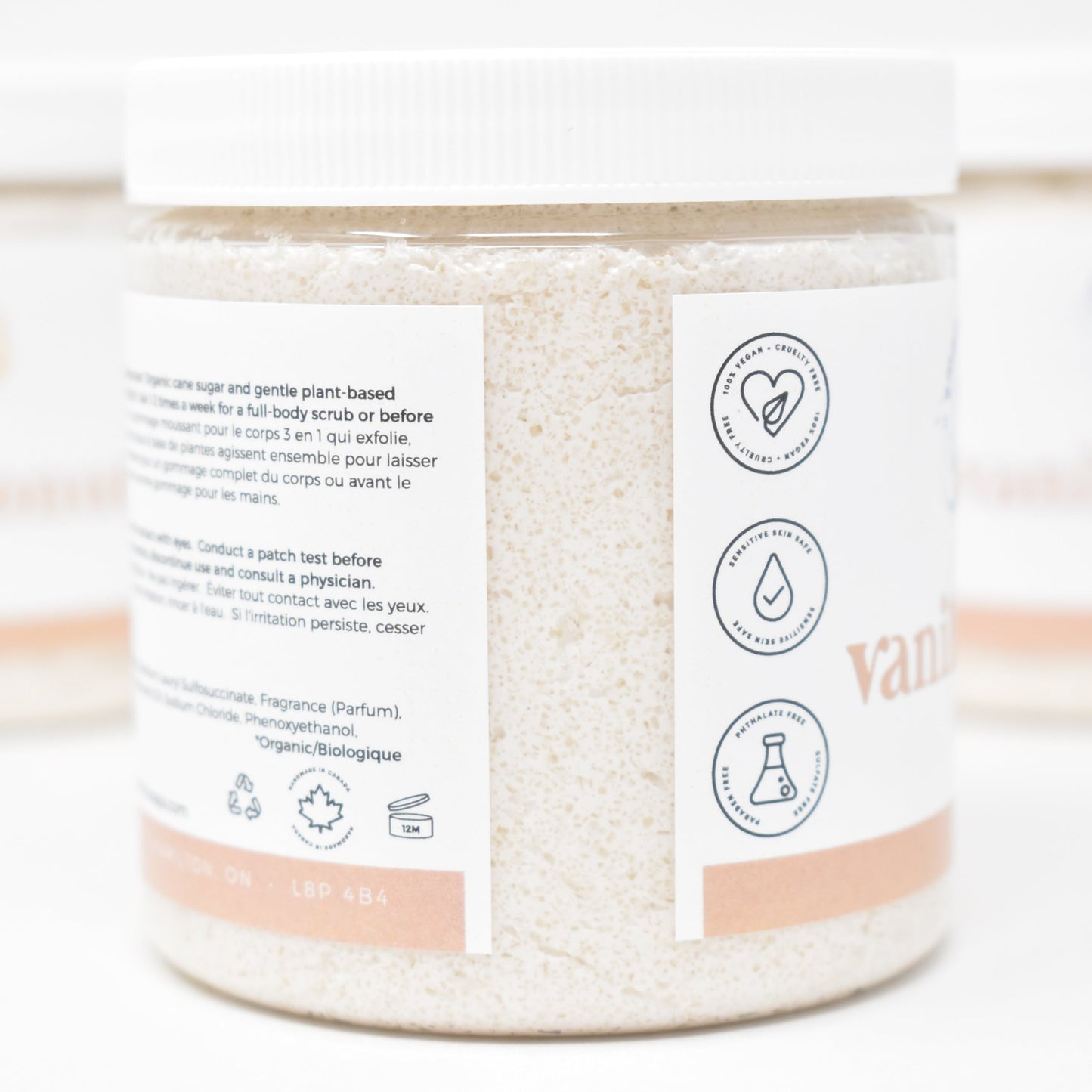 Vanilla Coconut Sugar Scrub - Small Batch Soaps