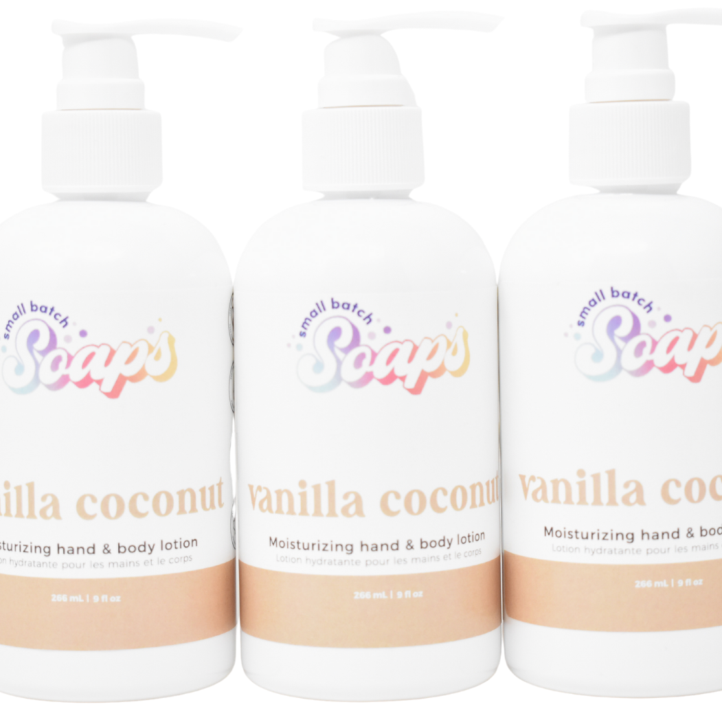 Vanilla Coconut Moisturizer - Small Batch Soaps