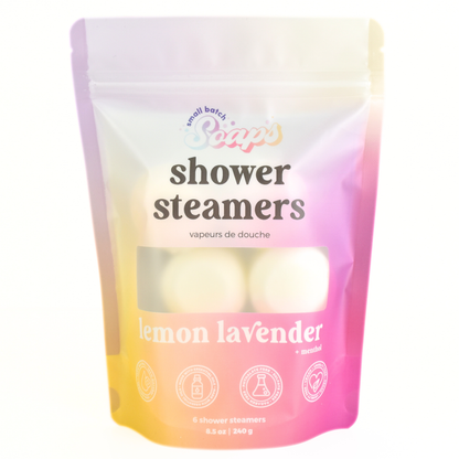Shower Steamers - Lemon Lavender - Small Batch Soaps