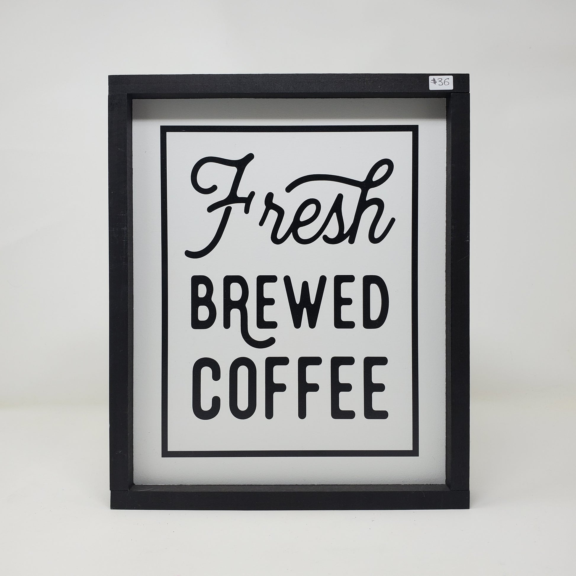 Fresh Brewed Coffee Sign - Small Batch Soaps