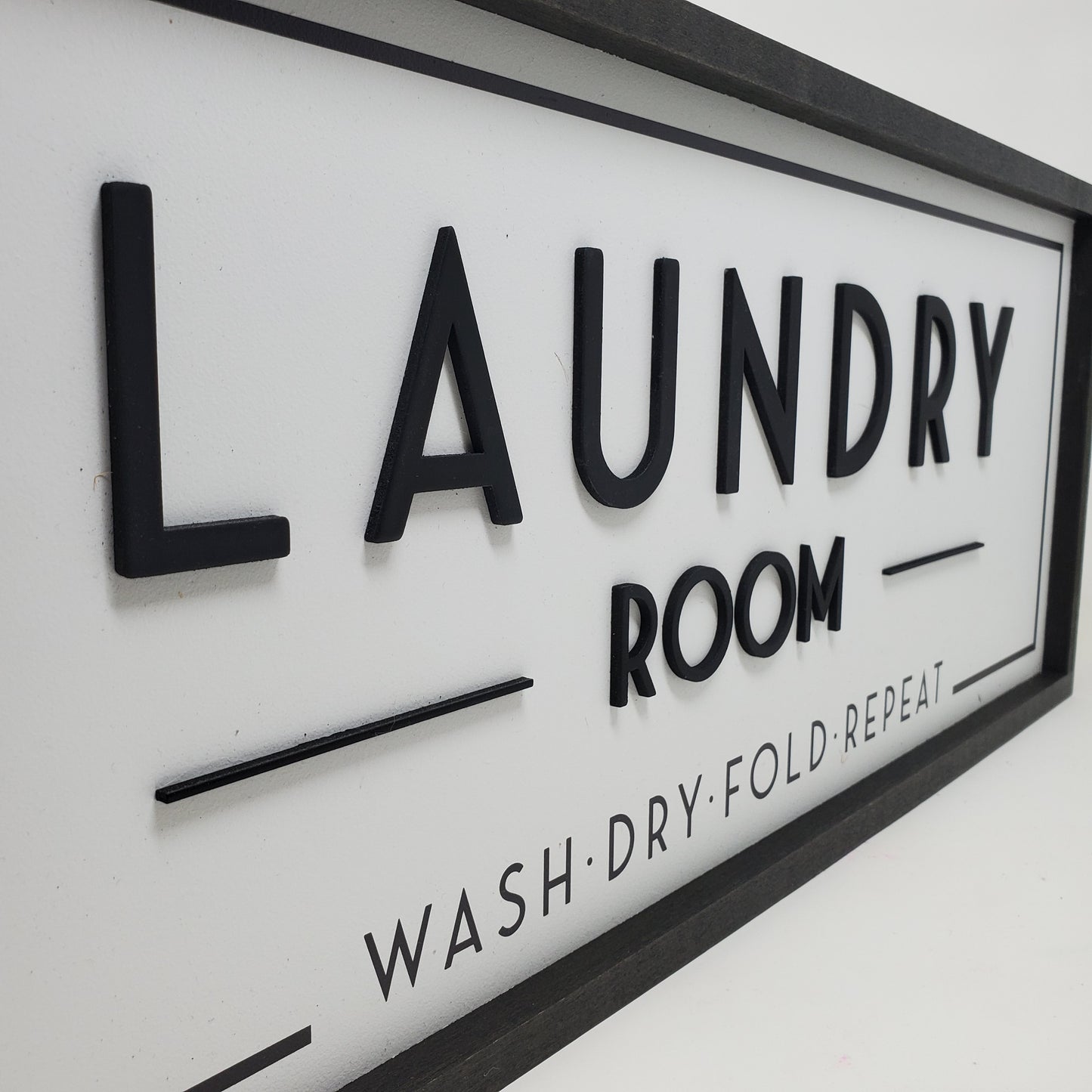 Laundry Room 3D Sign - Small Batch Soaps