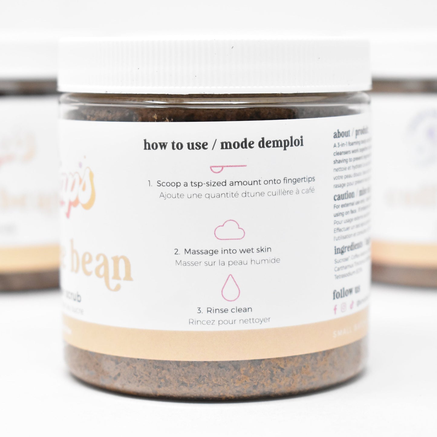 Coffee Bean Sugar Scrub - Small Batch Soaps