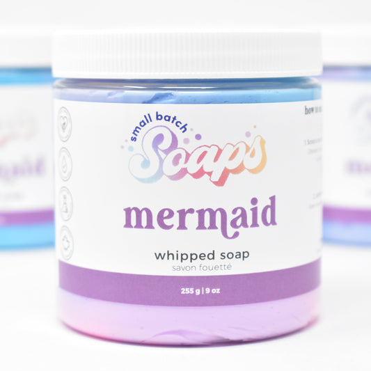 Mermaid Whipped Soap - Small Batch Soaps