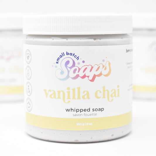 Vanilla Chai Whipped Soap - Fall Scent - Small Batch Soaps