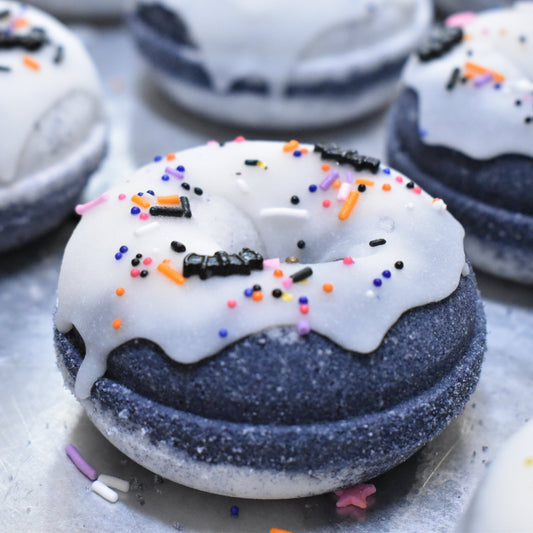 Halloween Donut Bath Bomb - Small Batch Soaps