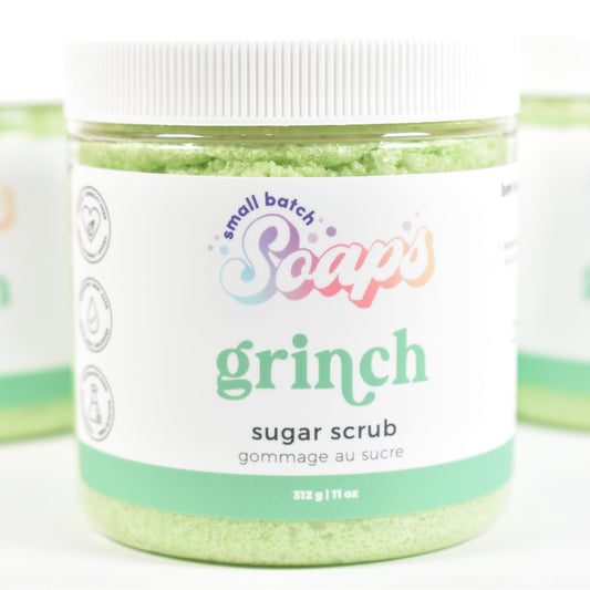 Grinch Sugar Scrub - Small Batch Soaps