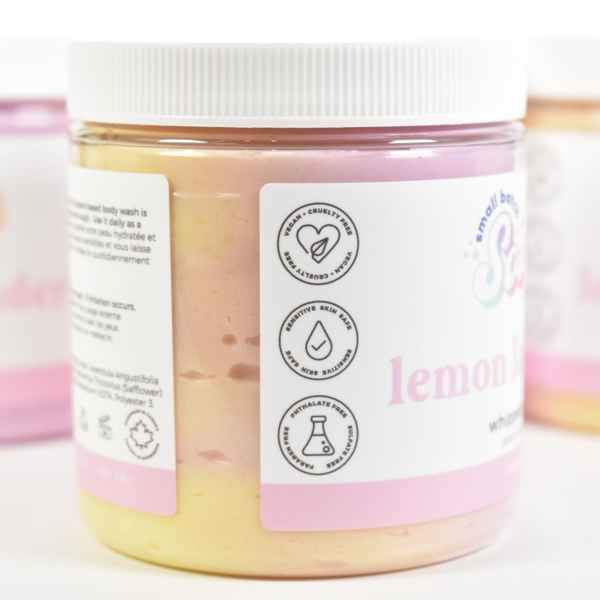 Lemon Lavender Whipped Soap - Small Batch Soaps