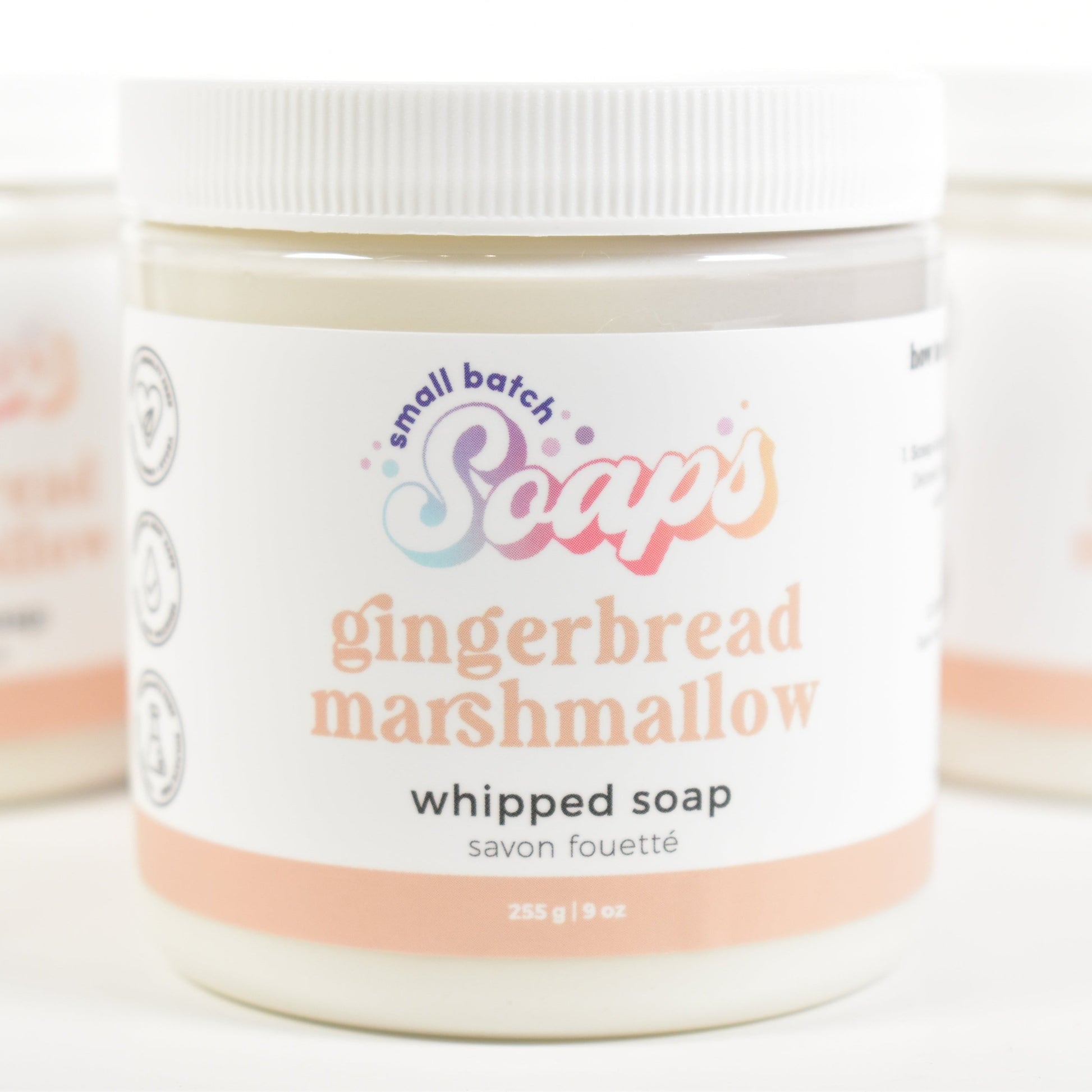 Gingerbread Marshmallow Whipped Soap - Small Batch Soaps