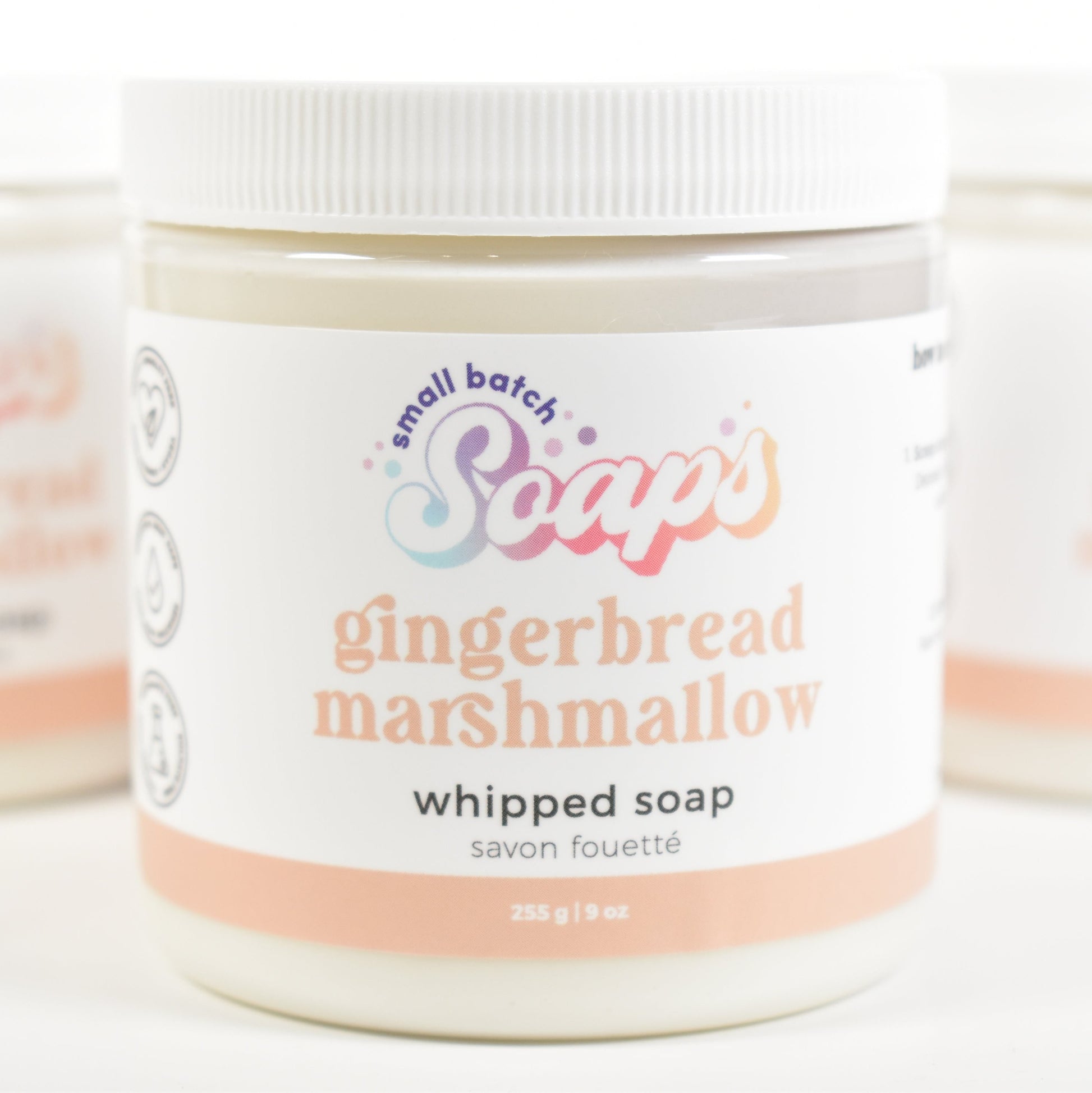 Gingerbread Marshmallow Whipped Soap - Small Batch Soaps