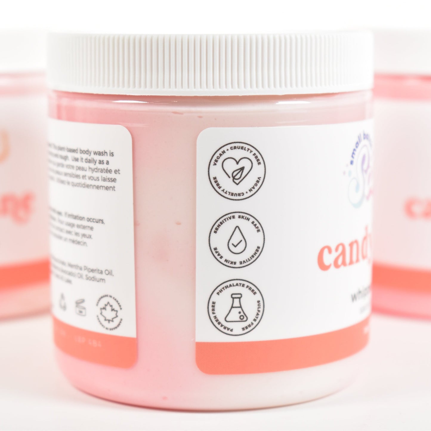 Candy Cane Whipped Soap - Small Batch Soaps