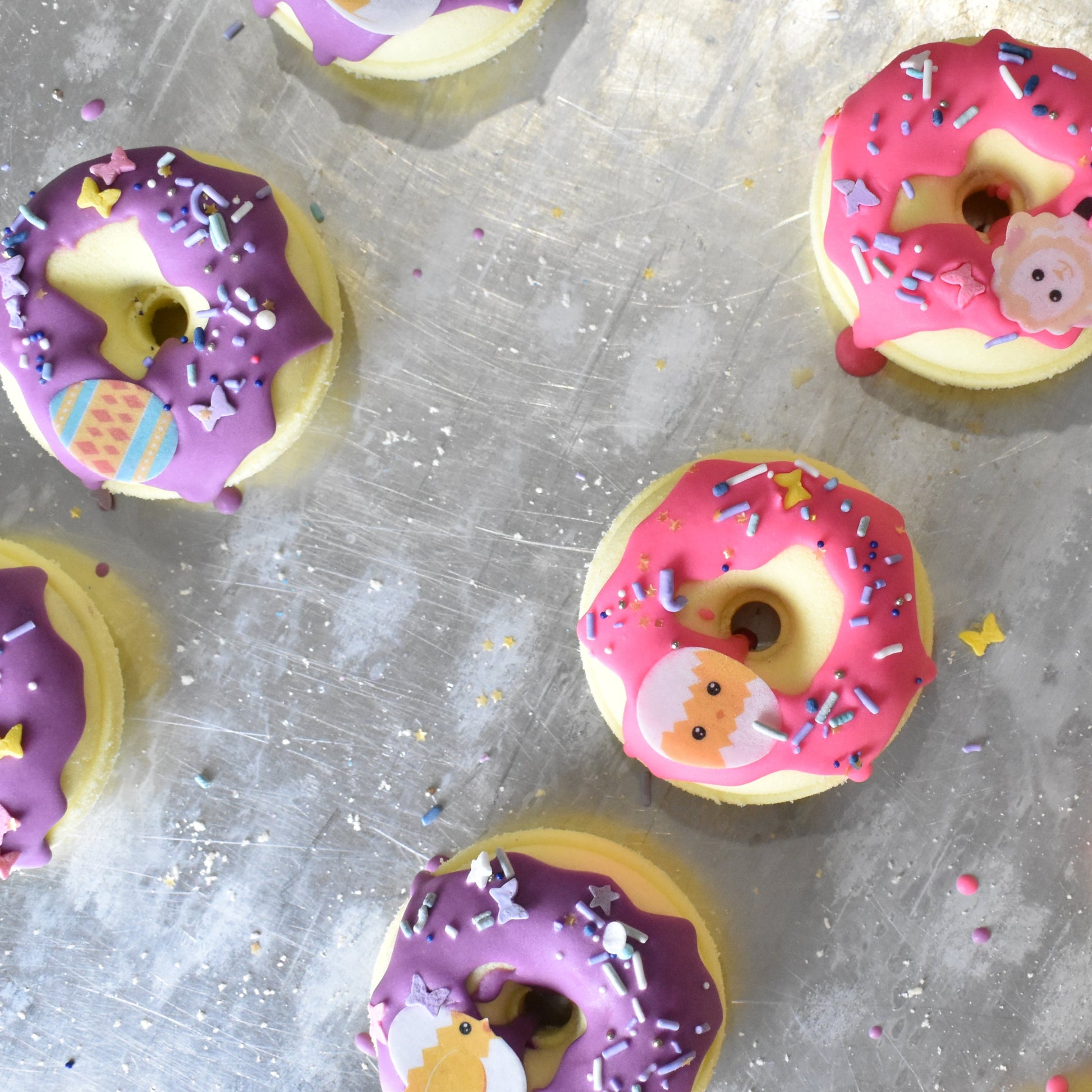 Easter Donut Bath Bomb - Small Batch Soaps