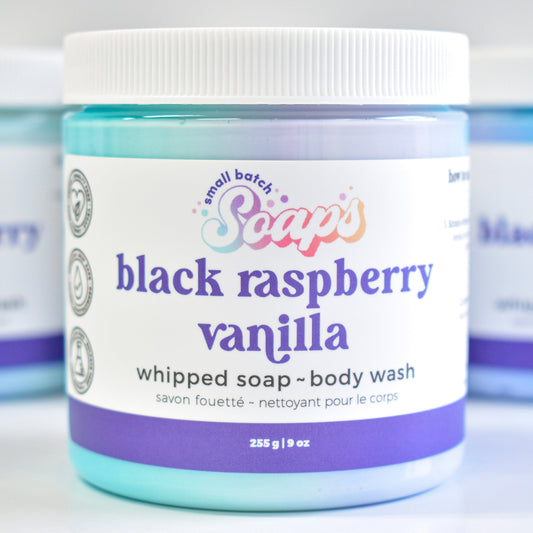 Black Raspberry Vanilla Whipped Soap