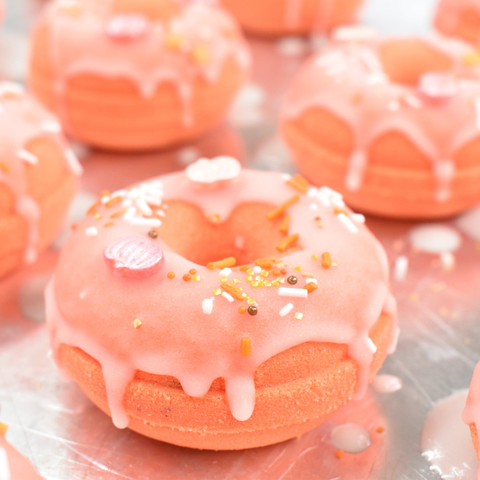 Pumpkin Donut Bath Bomb - Small Batch Soaps