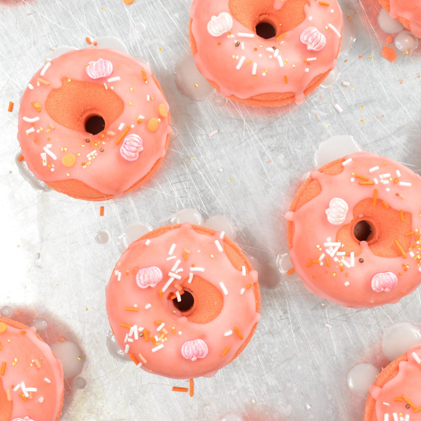 Pumpkin Donut Bath Bomb - Small Batch Soaps