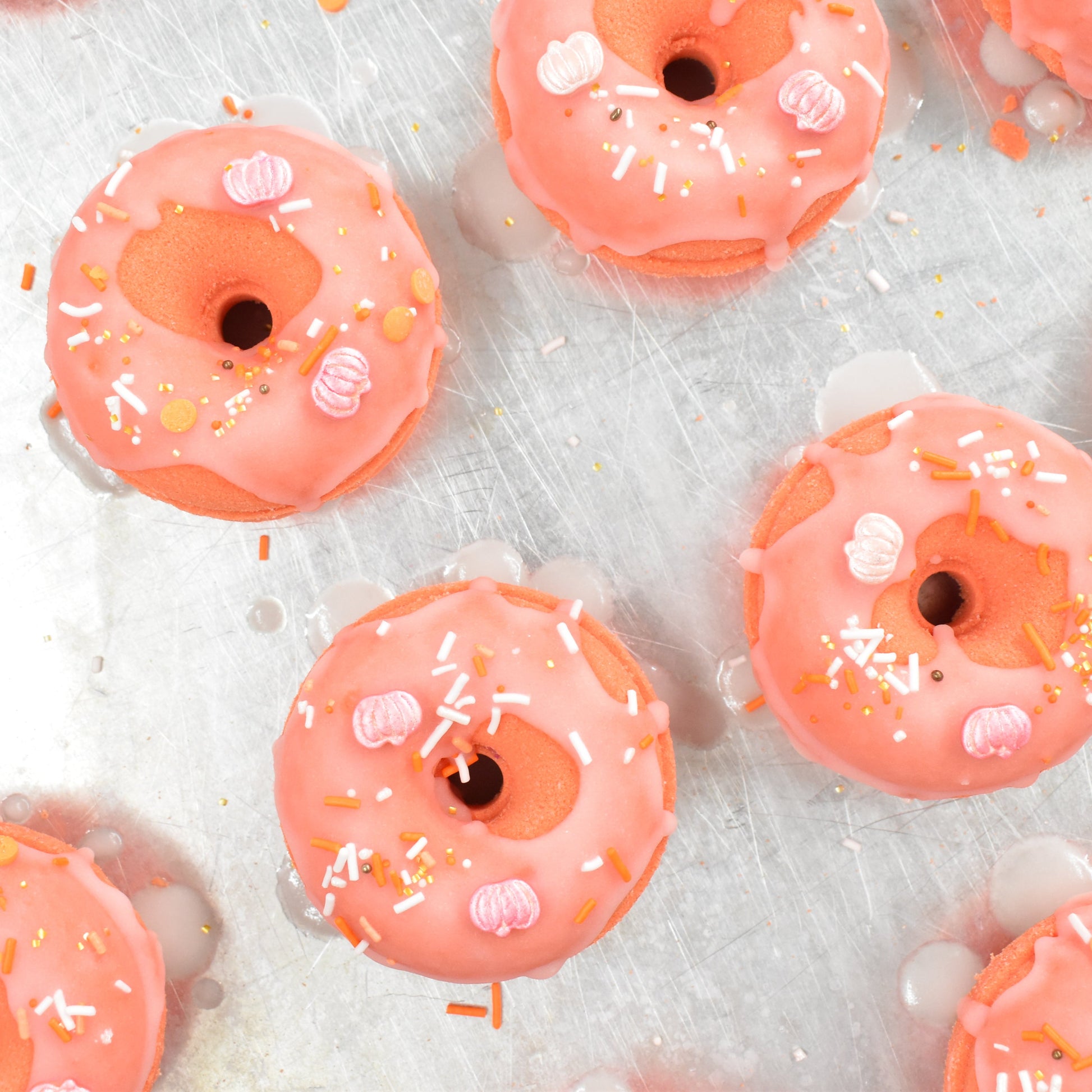 Pumpkin Donut Bath Bomb - Small Batch Soaps