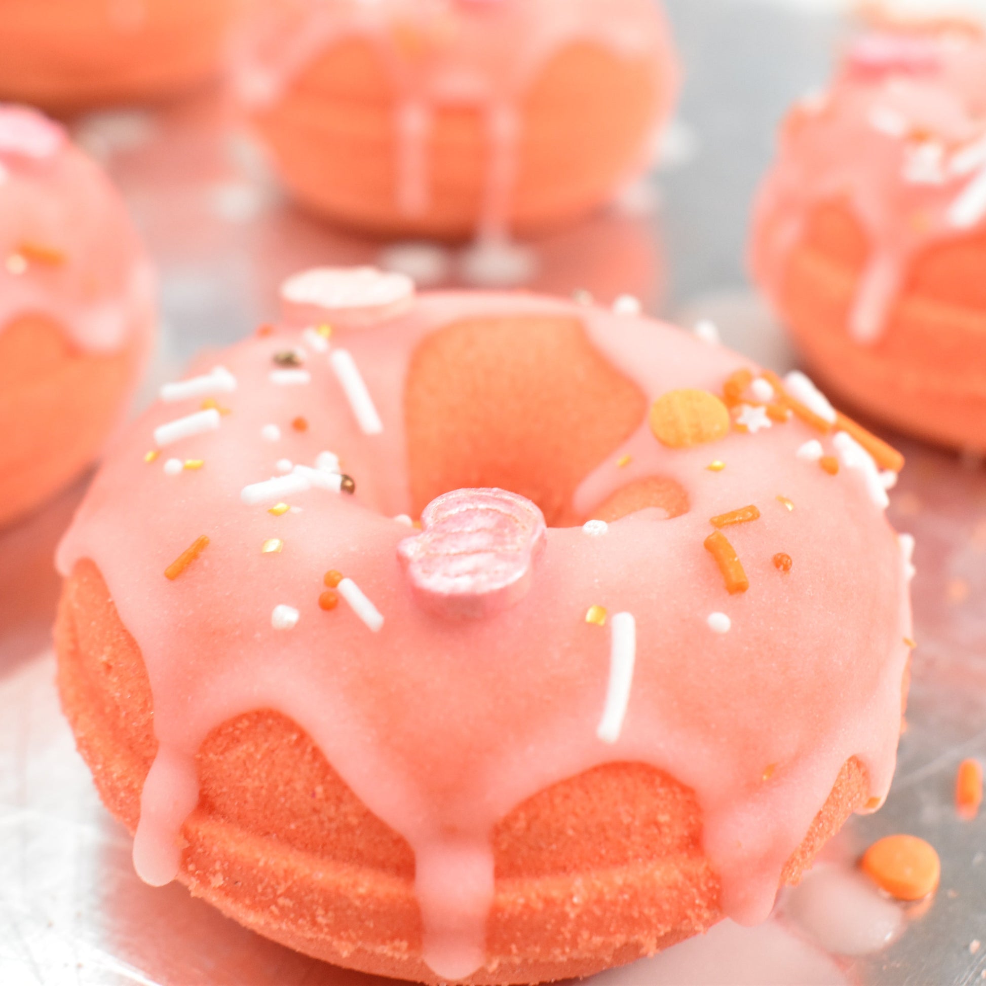 Pumpkin Donut Bath Bomb - Small Batch Soaps