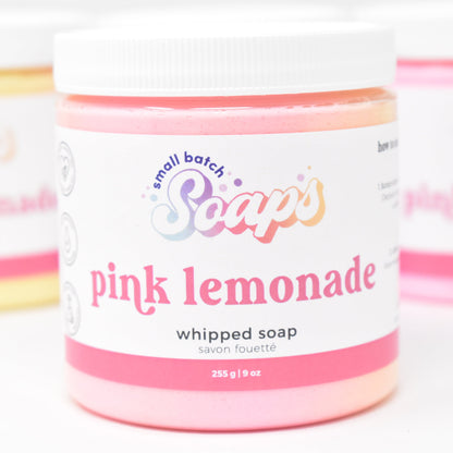 Pink Lemonade Whipped Soap - Summer Scent - Small Batch Soaps