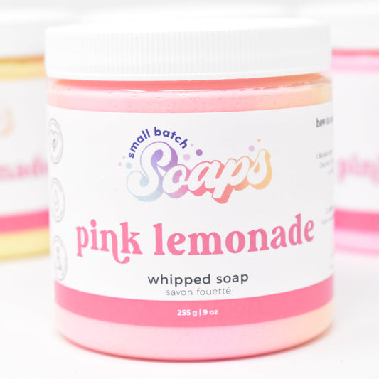 Pink Lemonade Whipped Soap - Summer Scent - Small Batch Soaps