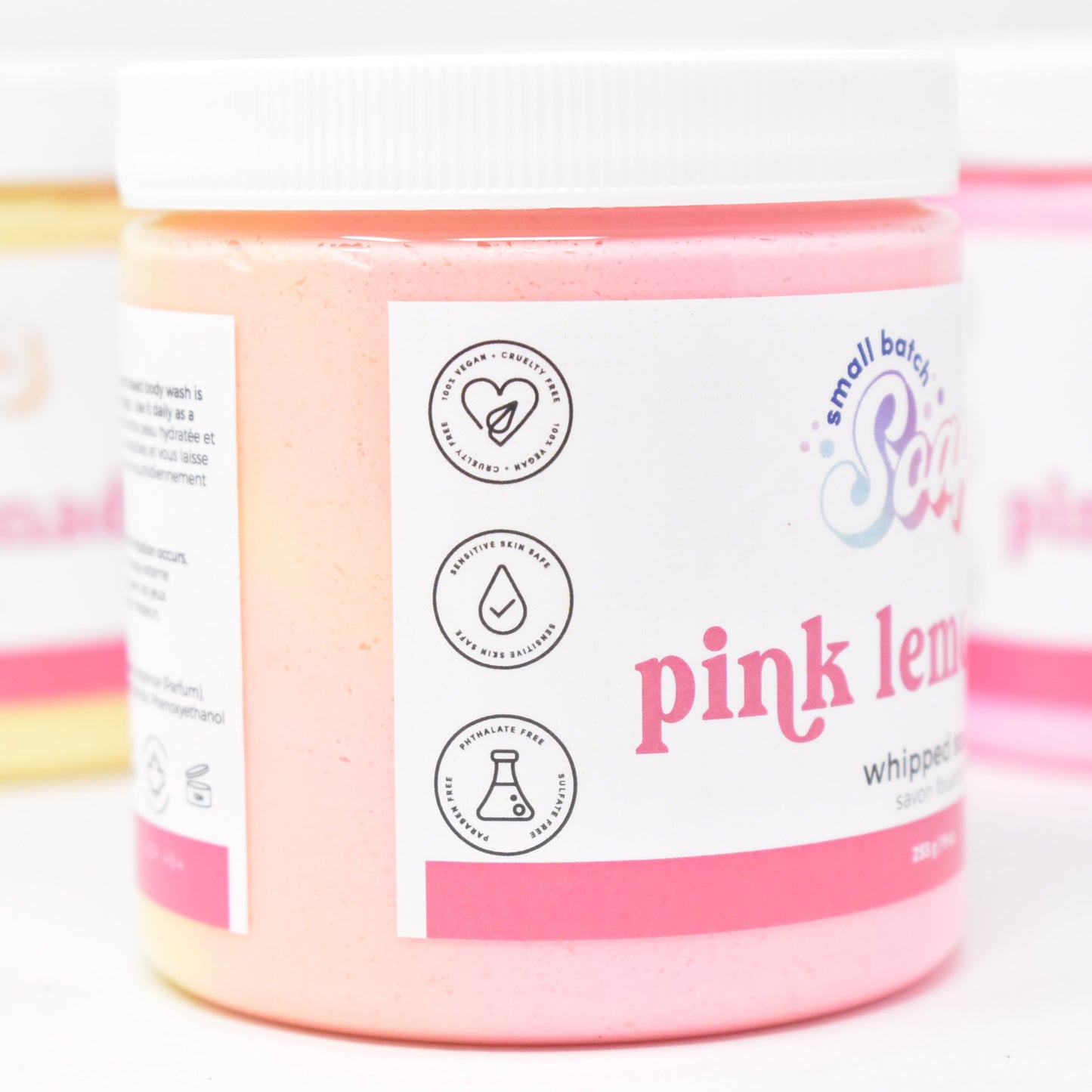 Pink Lemonade Whipped Soap - Summer Scent - Small Batch Soaps