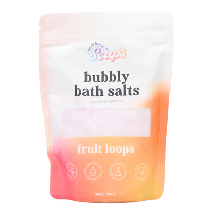 Fruit Loops Bubbly Bath Salts - Small Batch Soaps