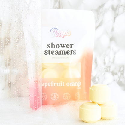 Grapefruit Orange Shower Steamers - Small Batch Soaps