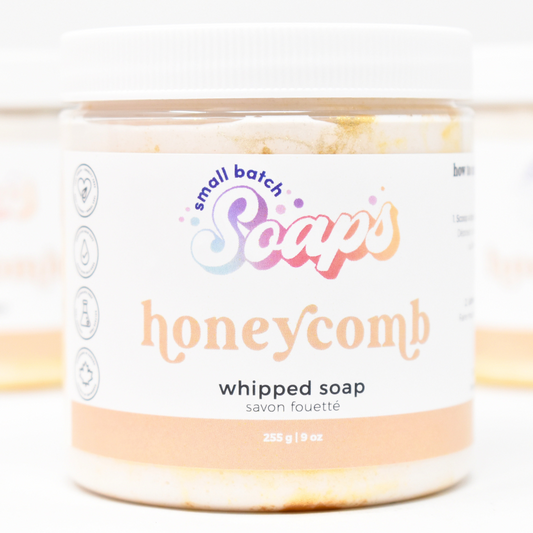 Honeycomb Whipped Soap - Spring Scent - Small Batch Soaps