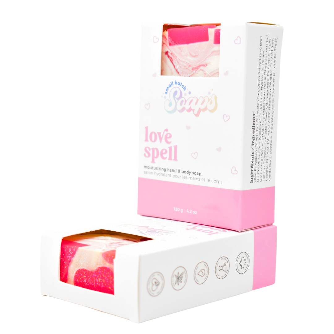 Love Spell Bar Soap - Spring Scent - Small Batch Soaps