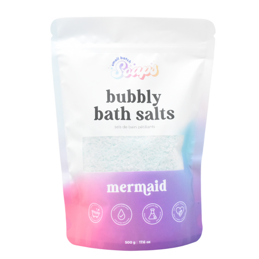 Mermaid Bubbly Bath Salts - Small Batch Soaps