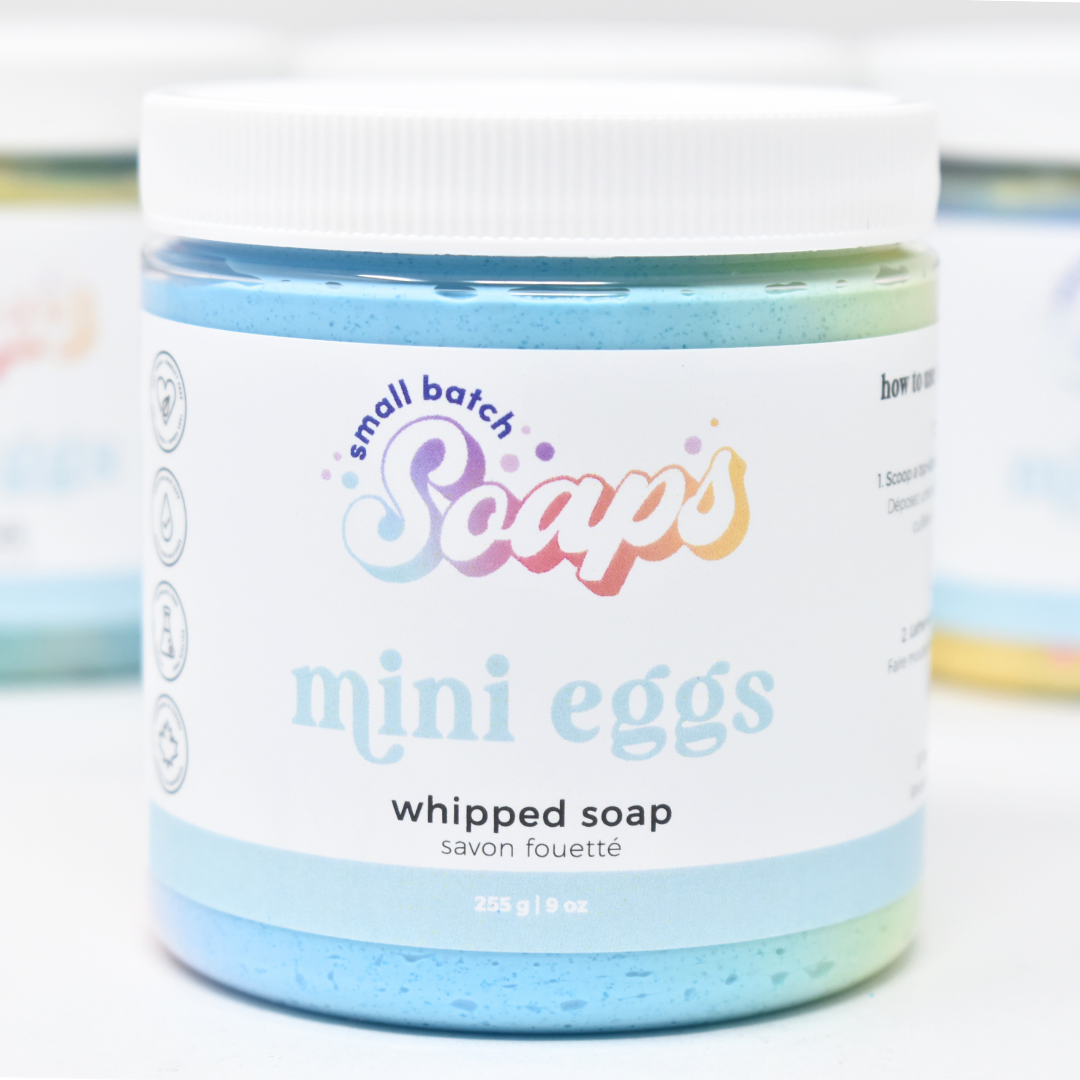 Mini Eggs Whipped Soap - Spring Scent - Small Batch Soaps