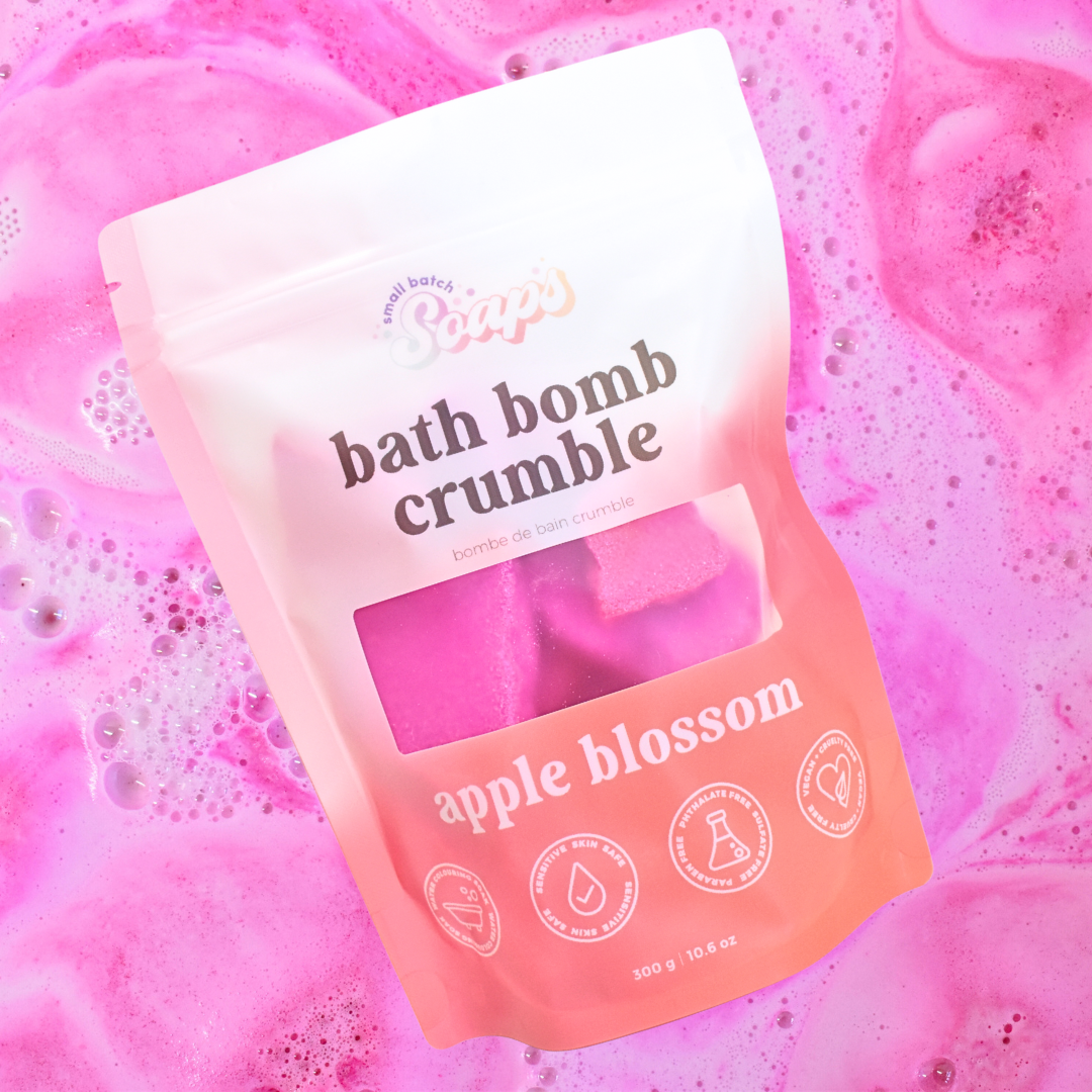 Apple Blossom Bath Bomb Crumble - Small Batch Soaps