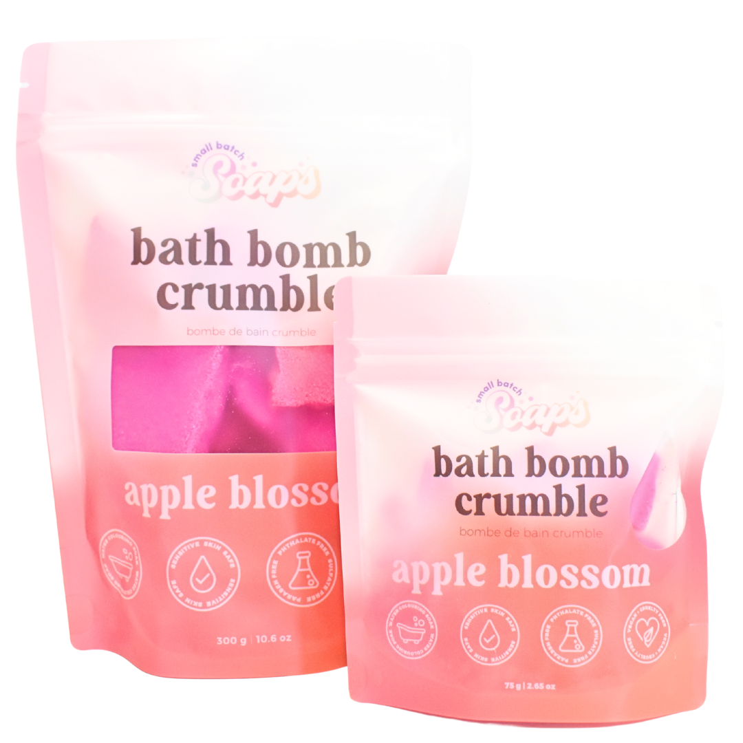 Apple Blossom Bath Bomb Crumble - Small Batch Soaps