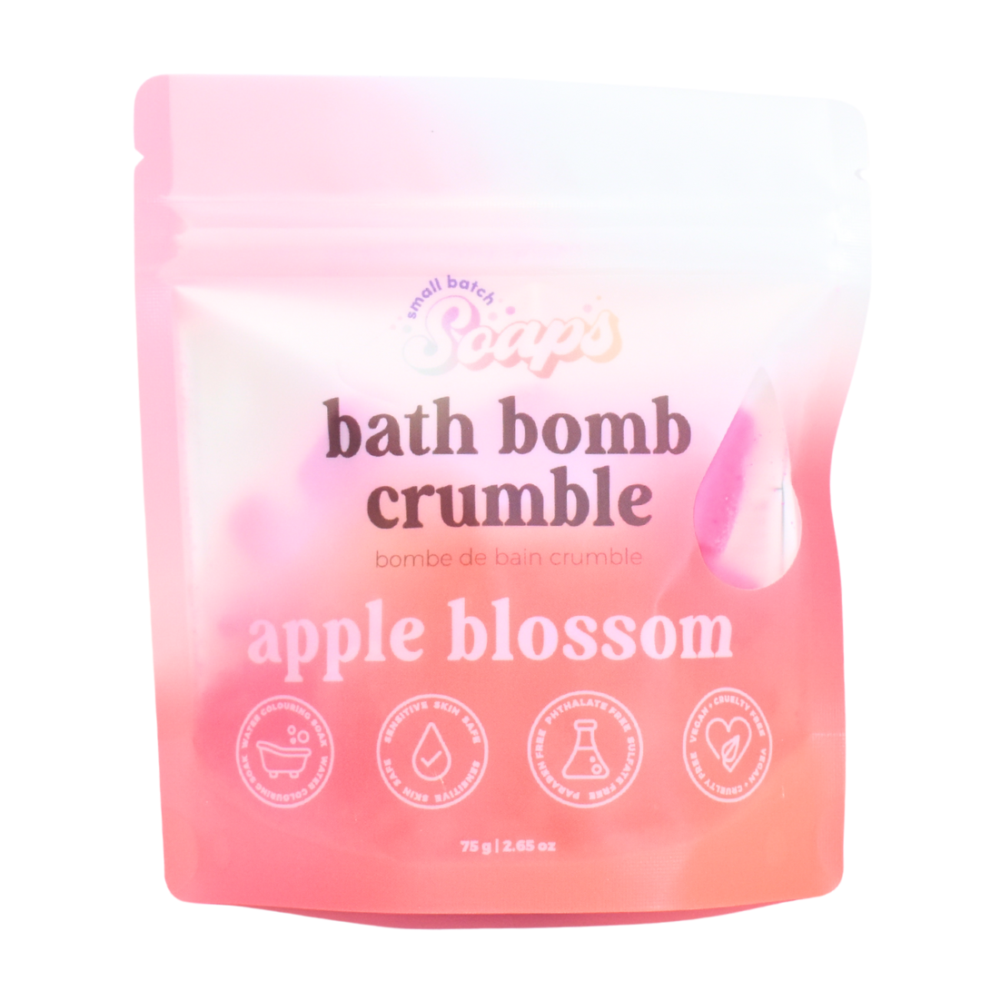 Apple Blossom Bath Bomb Crumble - Small Batch Soaps