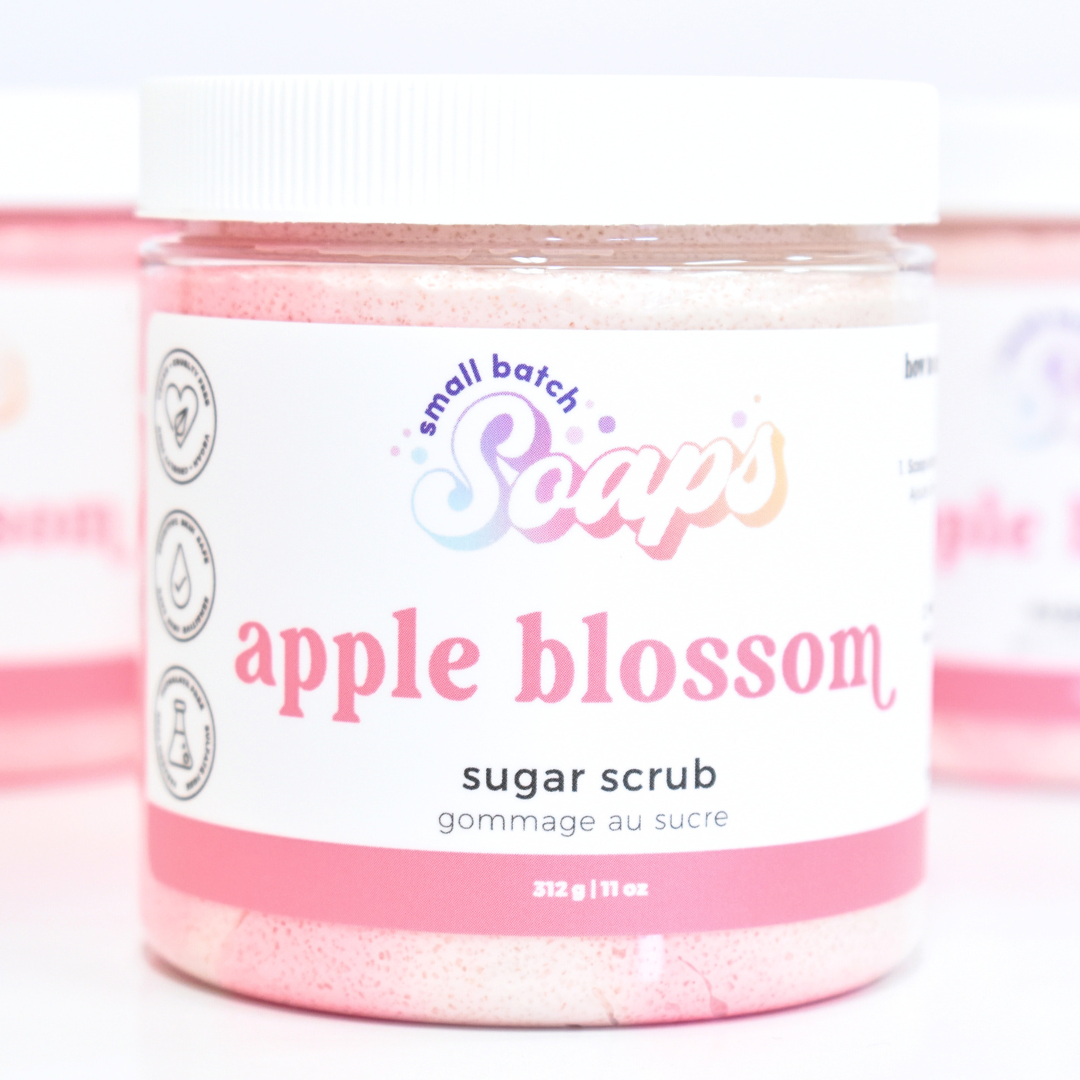 Apple Blossom Sugar Scrub - Small Batch Soaps