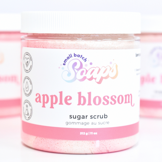 Apple Blossom Sugar Scrub - Small Batch Soaps