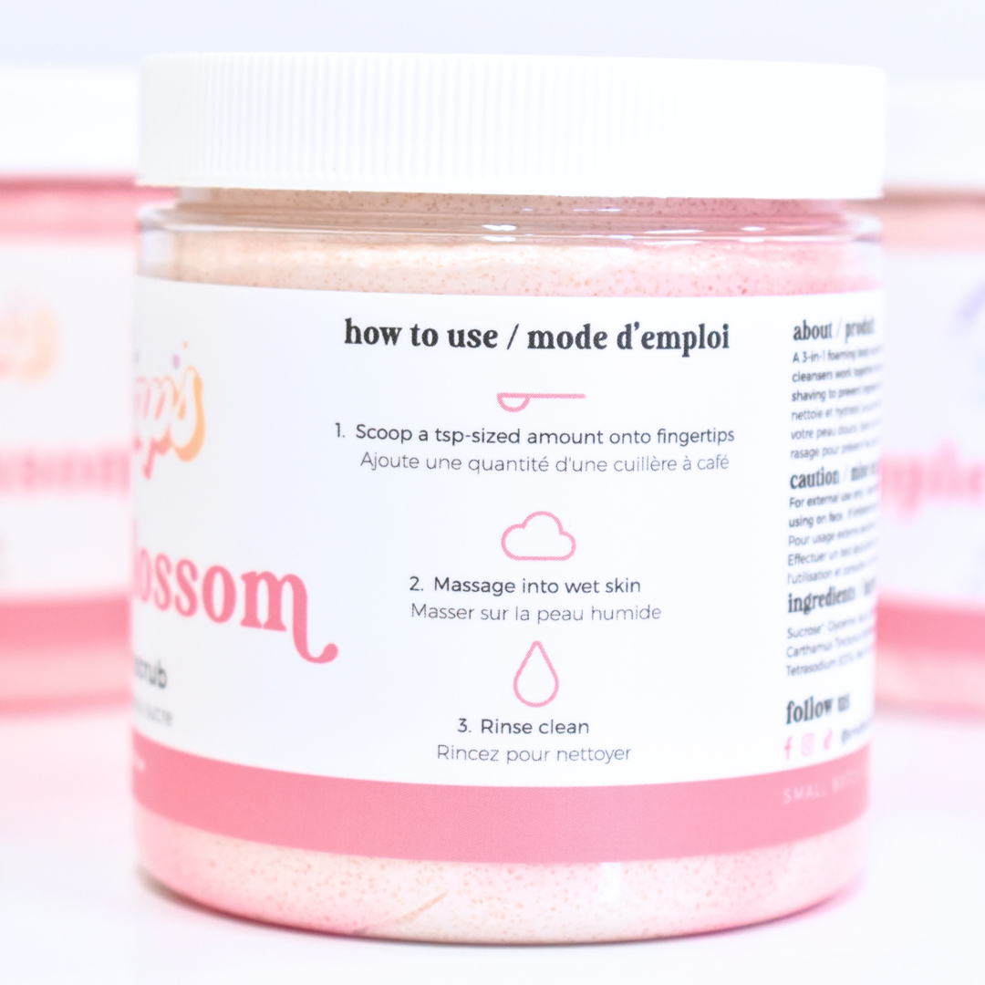 Apple Blossom Sugar Scrub - Small Batch Soaps