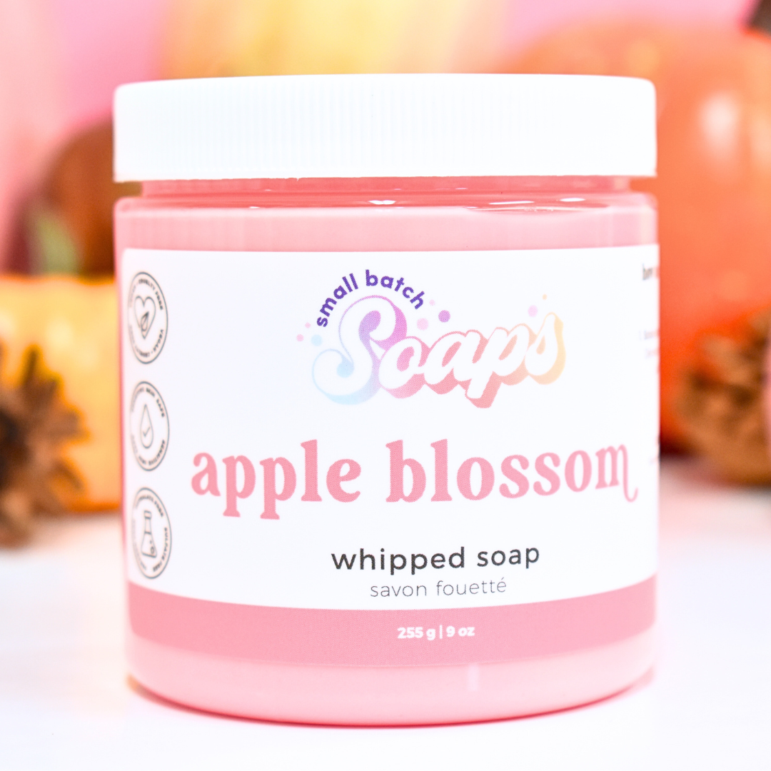 Apple Blossom Whipped Soap - Fall Scent - Small Batch Soaps