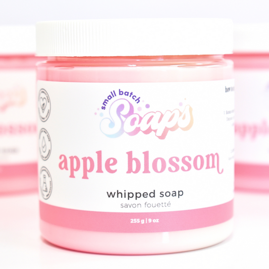 Apple Blossom Whipped Soap - Fall Scent - Small Batch Soaps