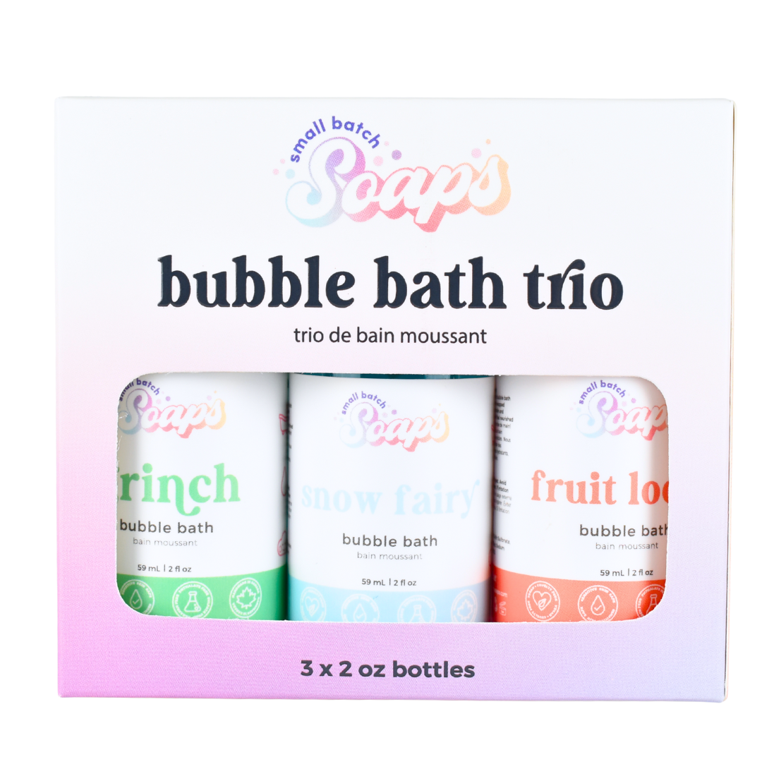Bubble Bath Trio - Small Batch Soaps