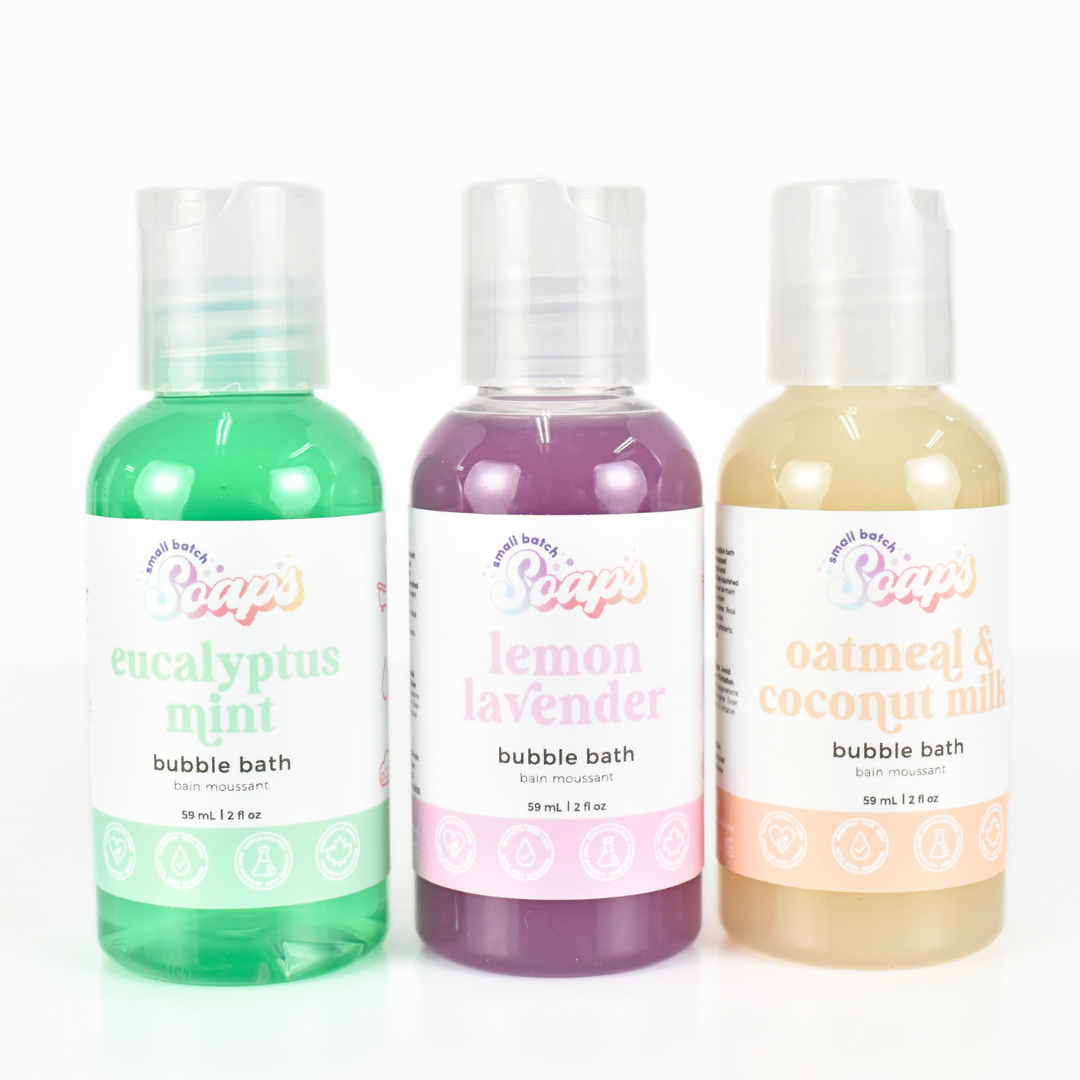 Bubble Bath Trio - Small Batch Soaps